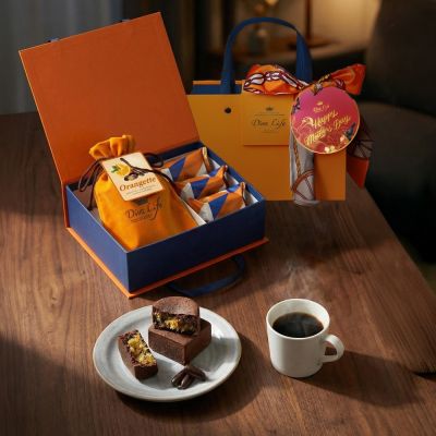 Diva Life 母親節 無糖可可土鳳梨酥+蜜漬橙皮巧克力禮盒