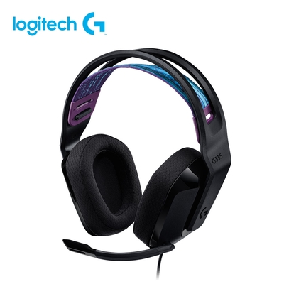 Logitech羅技 羅技 logitech G G335 輕盈電競耳機麥克風
