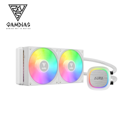 GAMDIAS AURA GL240 V2白/一體式水冷