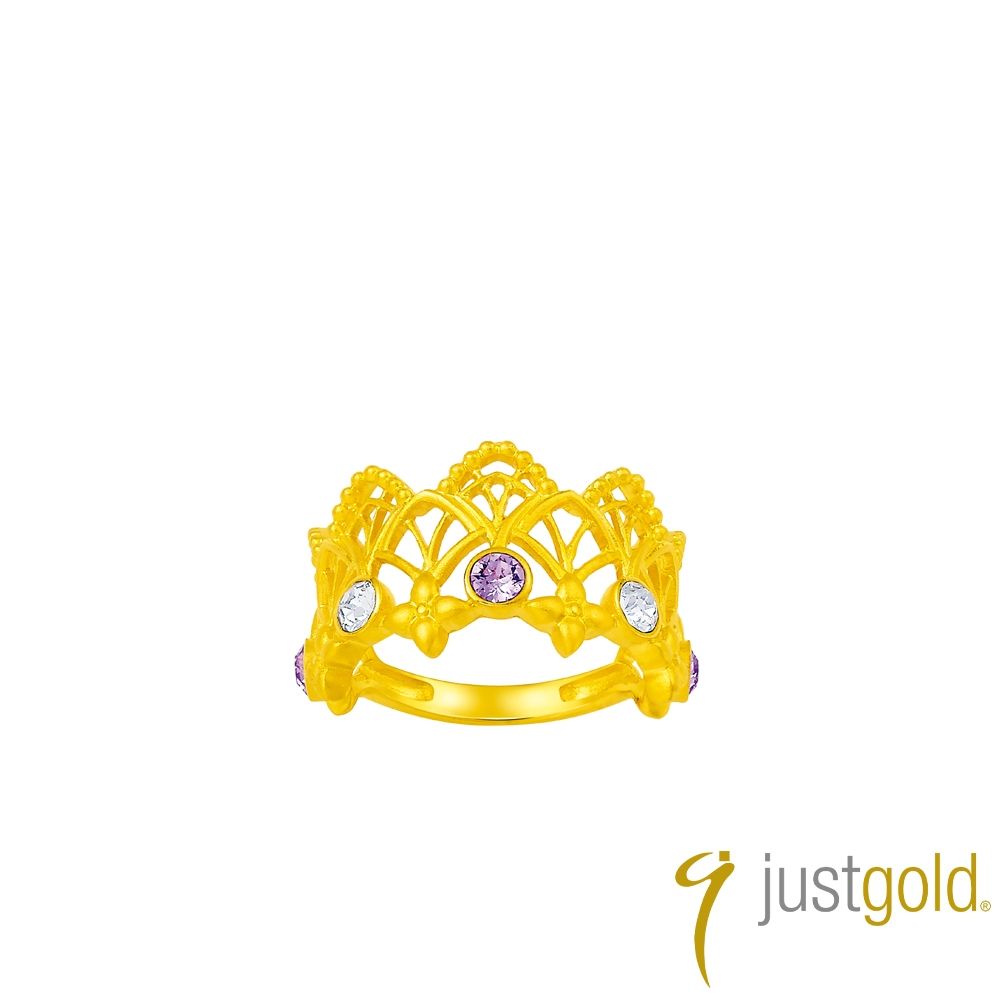 【Just Gold 鎮金店】雋藝 Linea 黃金戒指