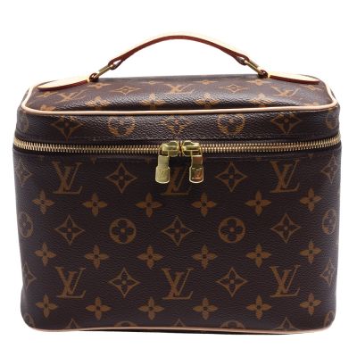 LOUIS VUITTON路易威登 LV M42265 NICE BB系列經典Monogram帆布手提化妝箱