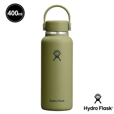 Hydro Flask 400ml 迷你 真空 保溫瓶 棕櫚綠