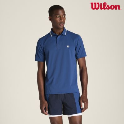 【Wilson威爾森】Tennis Volley Short 6in Classic Navy 男款 服飾 短褲 海軍藍 WM00466U001001