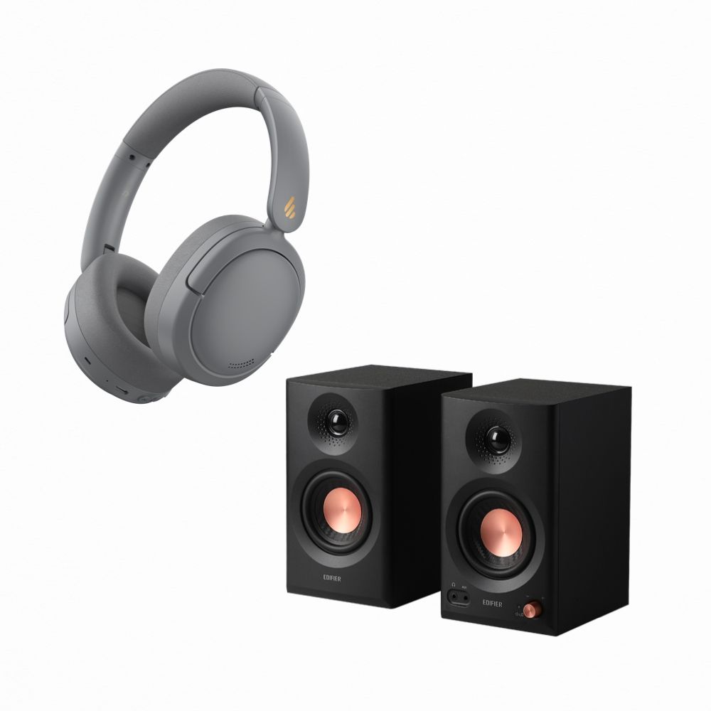 EDIFIER MR3 2.0 ほぼ未使用｜9月購入・美品 EDIFIER MR3 2.0專業監聽喇叭+W800BT Pro 無線降噪耳罩耳機| EDIFIER