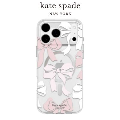 【kate spade】iPhone 17系列 精品磁吸防摔殼 甜美緞帶