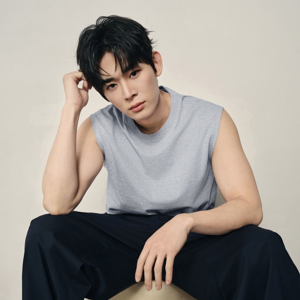 GIORDANO 韓國同款 男裝純棉圓領寬鬆無袖背心【多色任選】 (13 花紗灰)