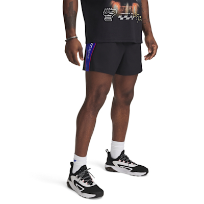 【UNDER ARMOUR】UA 男 Pjt Rock Colorblock Wvn 短褲_1389919-001