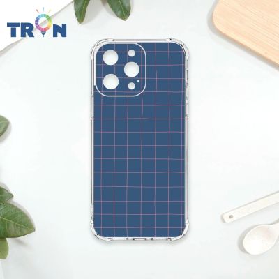 TRON 小米 紅米 Note 15 Pro+ (5G) 簡約格紋-2 四角防摔 手機殼