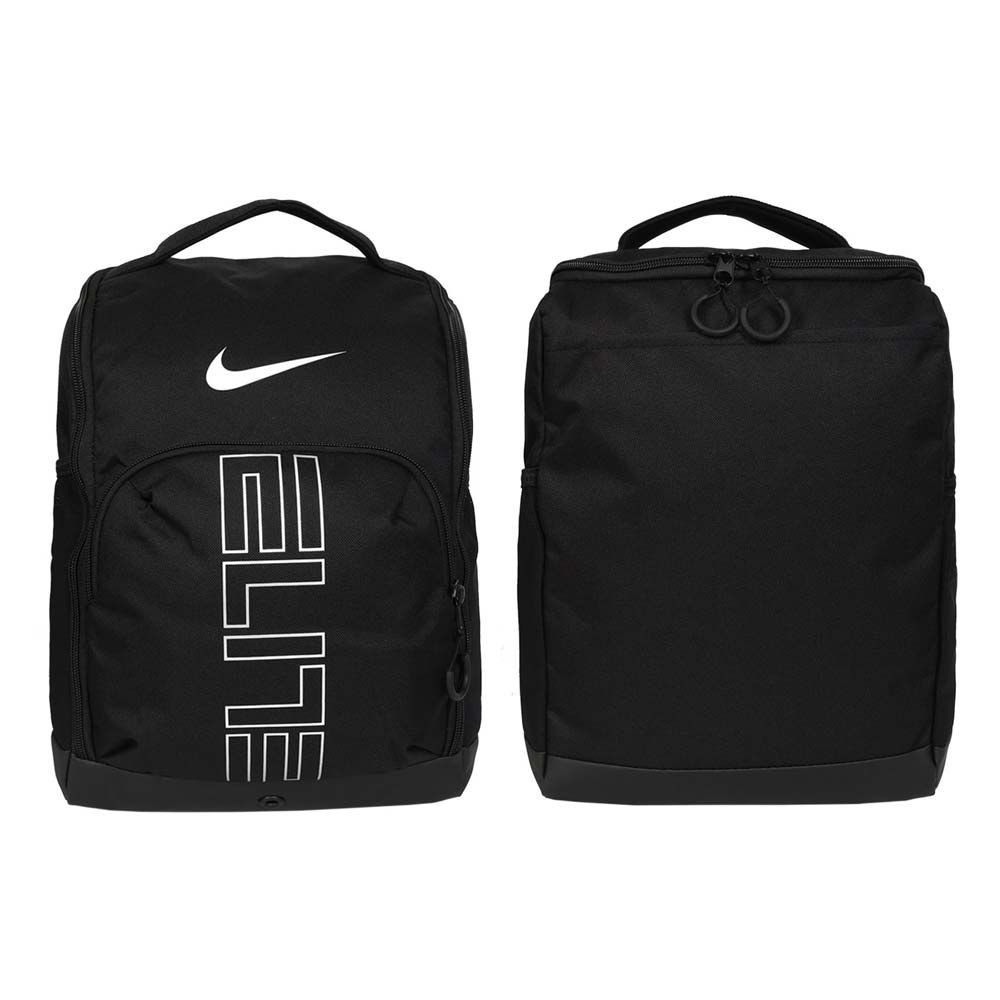 NIKE 手提收納鞋袋12L-手提袋鞋履收納HM9970-010 黑銀| 運動