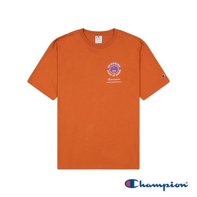 Champion 官方直營-男款 休閒街頭圖案短袖TEE(褐)