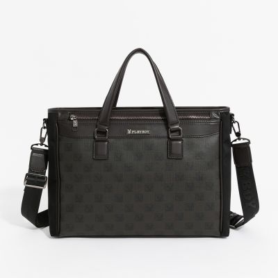 PLAYBOY - 托特包 Classic Elegance系列 - 咖啡色