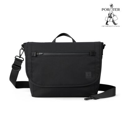 PORTER INTERNATIONAL - 自由探索VENTURE郵差包 - 黑色
