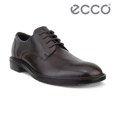 ECCO Metropole Prague 都市布拉格簡約皮革正裝鞋 男鞋 可可棕
