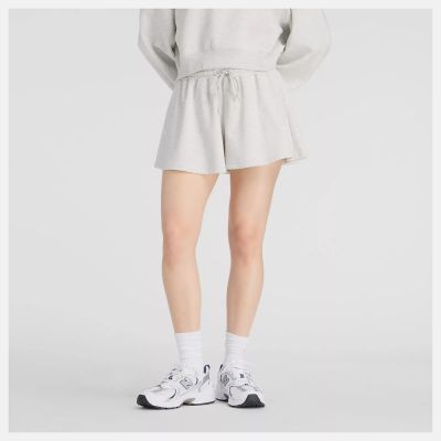 New Balance 法式毛圈圓領 女 短褲 WB61Y4U7AHH-F