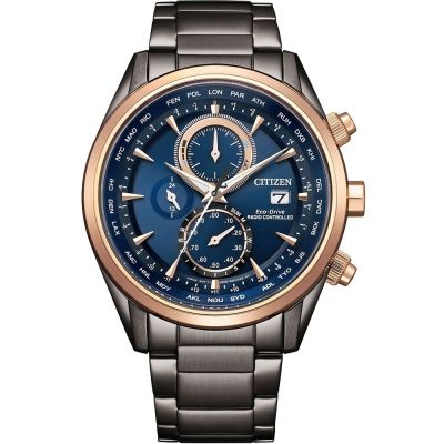CITIZEN 星辰 湛金款 光動能全球電波計時手錶 AT8269-81L