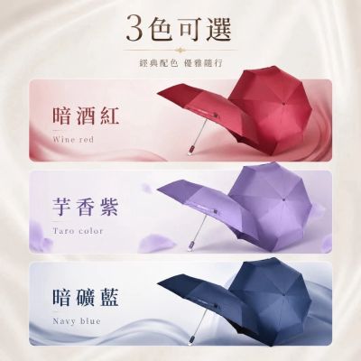 pierre cardin 皮爾卡登 三折自動魔術傘23吋 (2支/組)