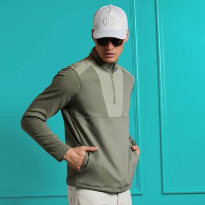 【G/FORE】DOUBLE KNIT QUARTER ZIP 男士 拉鍊長袖上衣