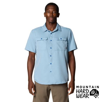 【Mountain Hardwear】Canyon Short Sleeve Men 機能防曬短袖襯衫 元素藍 男款 #2110231