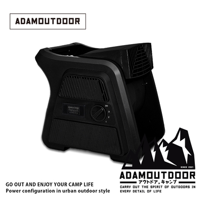 ADAMOUTDOOR｜重裝渦輪循環扇 ( ADFN-UTB100BK) 曜石黑
