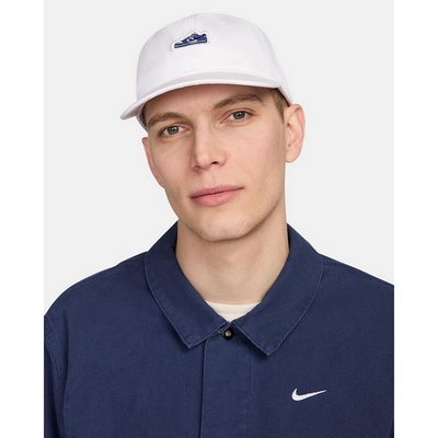 NIKE U NK CLUB CAP U FB DUNK PTCH L 棒球帽-白-FN4404100