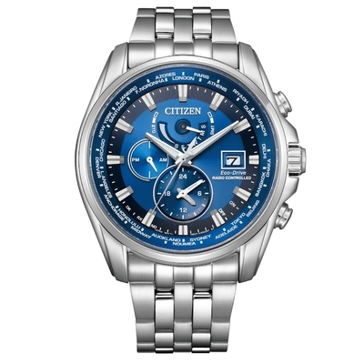 CITIZEN 星辰 電波光動能萬年曆腕錶AT9120-89L 附提袋