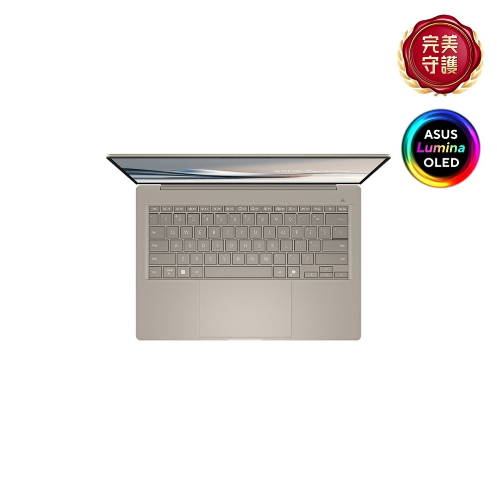 ASUS UX3407QA 14吋筆電(Snapdragon X X1 26 100/16GB/1TB SSD/沙暮金