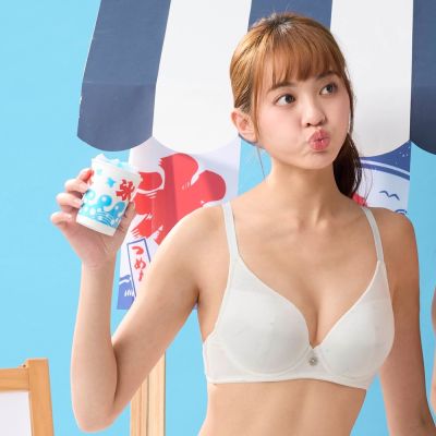 嬪婷-FTC舒適鋼圈 B-C罩杯內衣-小深V-BB3694CR(雲朵白)