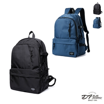 DF BAGSCHOOL - 學院森系韓版大容量潮男雙肩包後揹包-共2色