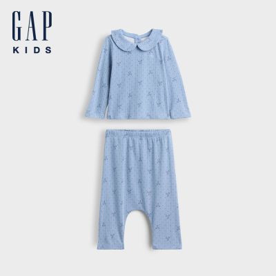 【GAP】嬰兒Softspun細織紋套裝-蝴蝶結(913836)