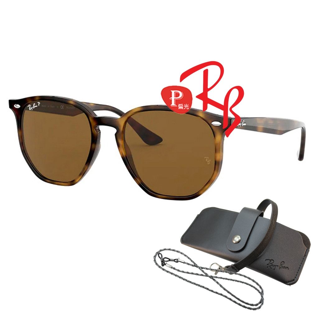 RayBan 雷朋 亞洲版 偏光太陽眼鏡 RB4306F 710/83 深茶偏光鏡片 公司貨(贈RAYBAN眼鏡掛袋)
