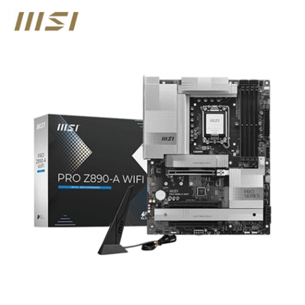 微星 PRO Z890-A WIFI (ATX/1H2P/Realtek 5G/WiFi 7+BT 5.4/專案註冊五年保)