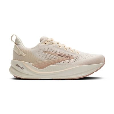 Brooks 布魯克斯 Ghost Max 4 [1204851B238] 女 慢跑鞋 支撐 緩震 米 白