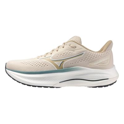 Mizuno 美津濃 Wave Inspire 22 SW [J1GC264508] 男 慢跑鞋 超寬楦 支撐跑鞋 卡其