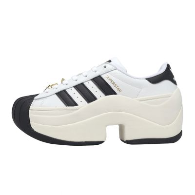 adidas 愛迪達 休閒鞋 Superstar Bold 女鞋 白 黑 厚底 增高 復古 貝殼鞋 JR9895