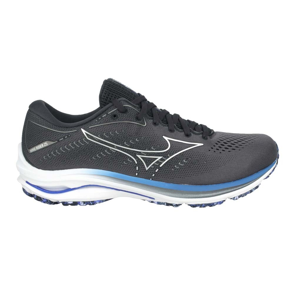 MIZUNO WAVE RIDER 25 SW 男慢跑鞋-4E-路跑美津濃J1GC210493 灰