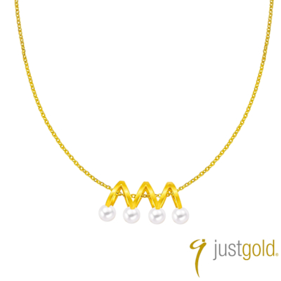 【Just Gold 鎮金店】鎏光 Infinity Luxe 黃金吊墜(不含鍊)