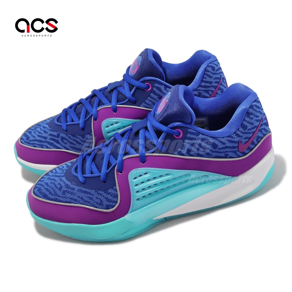 Nike 籃球鞋KD16 EP 藍紫男鞋氣墊Ready Play 杜蘭特DV2916-401 | 籃球