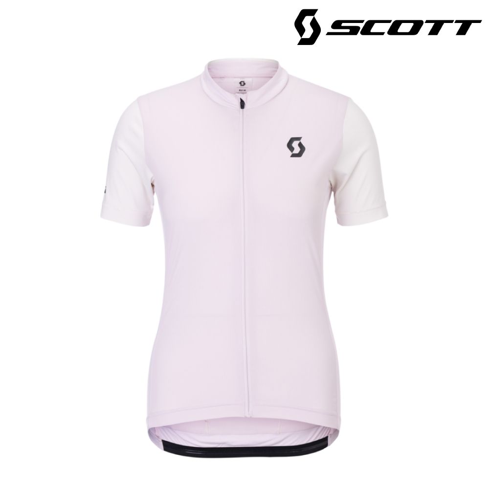 SCOTT Endurance 女性短袖車衣｜蜜糖粉-棉白 (XS-L) 自行車衣 單車上衣
