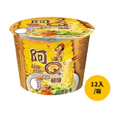 阿Q桶麵 蒜香珍肉 風味桶106gx12入/箱