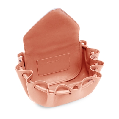 BOTTEGA VENETA 寶緹嘉658521 經典小羊皮素面翻蓋磁扣斜背包(顏色任選