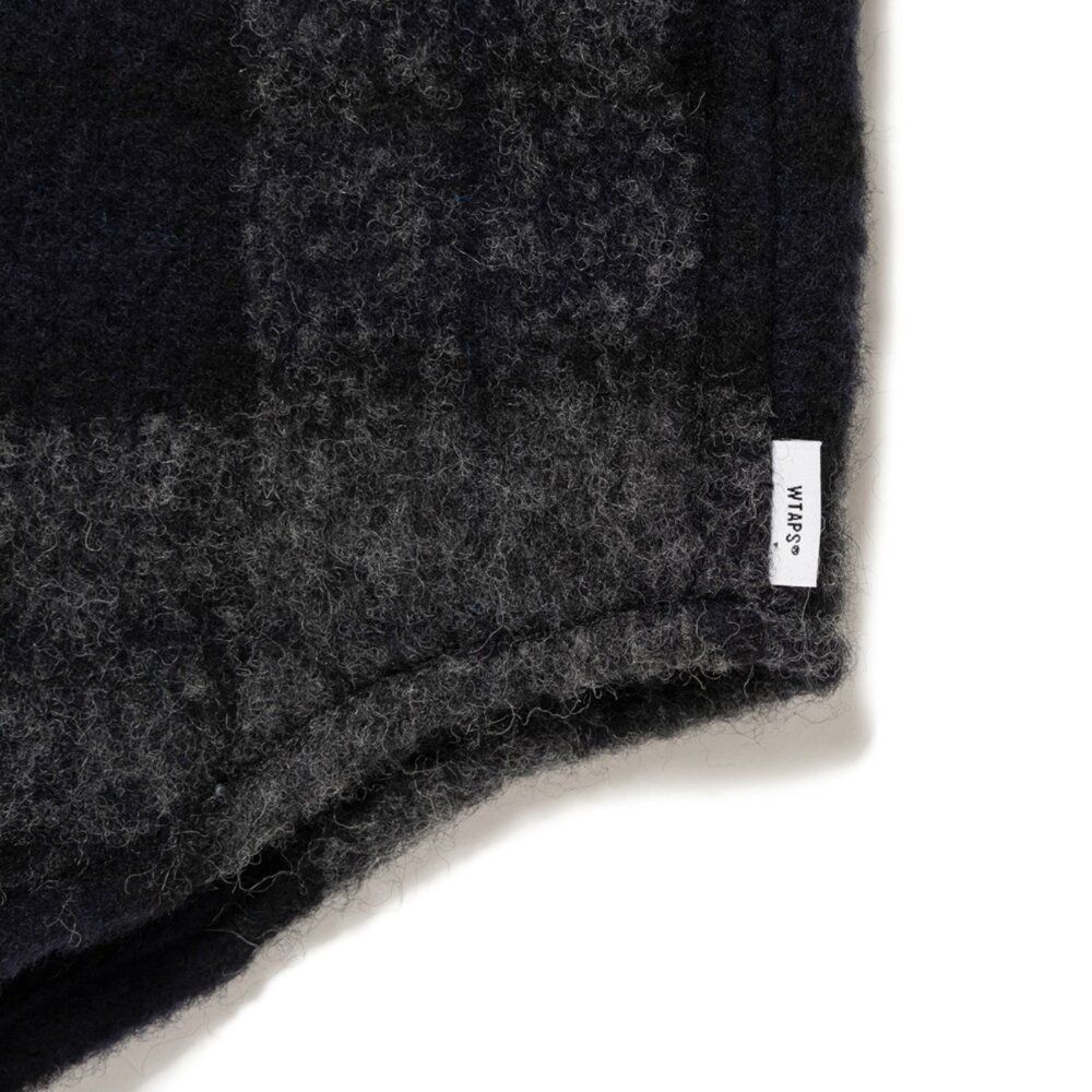 Wtaps TXT 02 / LS WONY TWEED TEXTILE OF 淺黑襯衫252TQDT-SHM04-CH