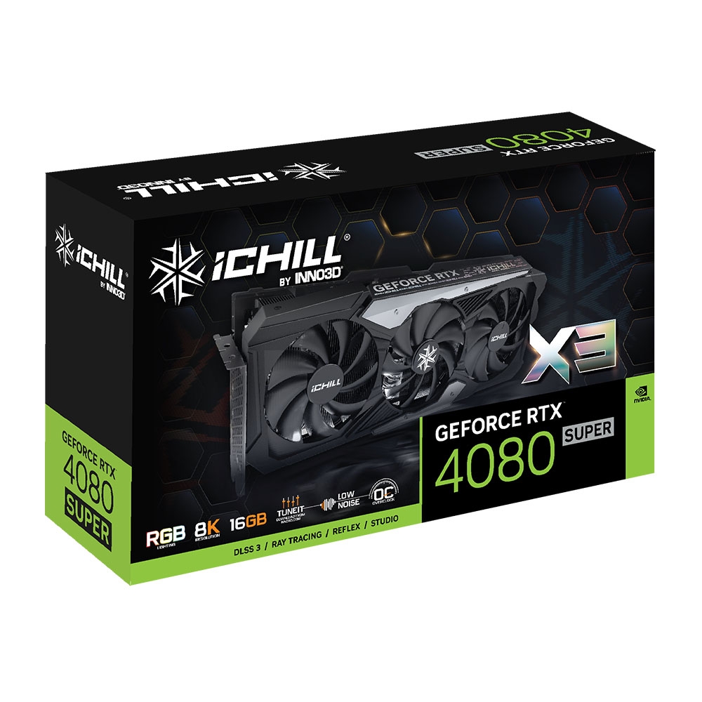 INNO3D 映眾RTX 4080 SUPER 16GB GDDR6X iChill X3 | RTX 40系列