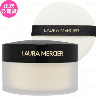 lauramercier蘿拉蜜思 laura mercier 甜蜜聖誕 限量煥顏透明柔霧蜜粉組(蜜粉20g+天鵝絨粉撲中型)(公司貨)
