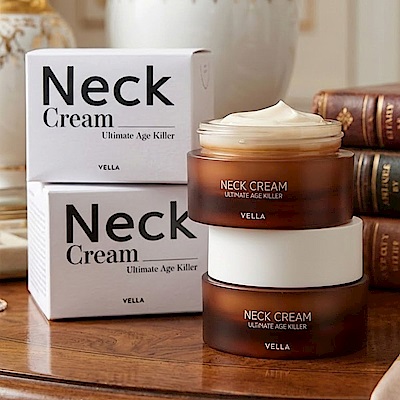 韓國VELLA 青春緊緻無痕頸霜50ml 4入組