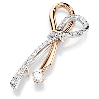 SWAROVSKI 施華洛世奇 Hyperbola 蝴蝶結輕奢水晶胸針 開學換新季 送禮推薦 5753328