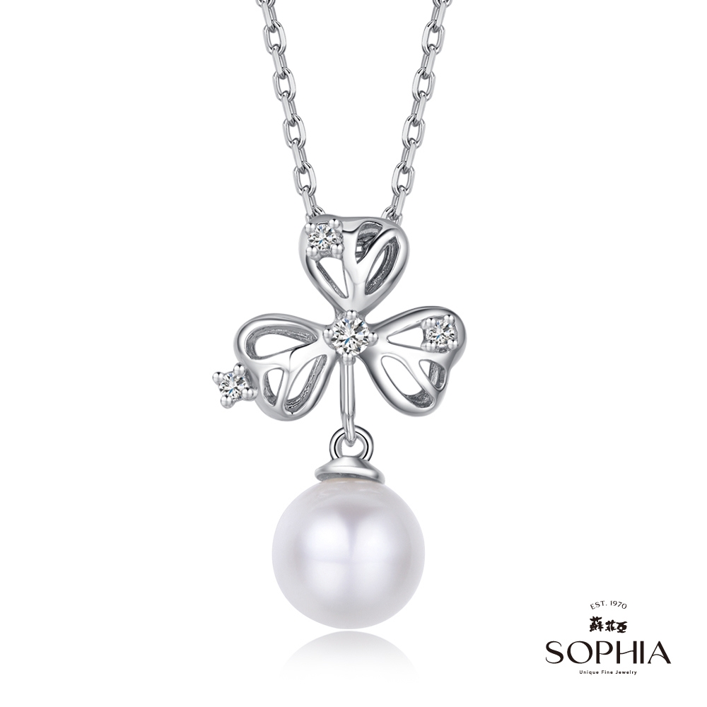 SOPHIA 蘇菲亞珠寶 - 醋漿草 S925純銀 珍珠項墜