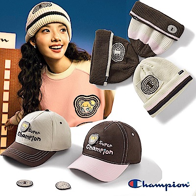 Champion 官方直營-中性-POP MART MOLLY 瞬間超能力針織毛帽X棒球帽 （多色）