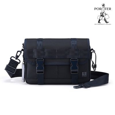 PORTER INTERNATIONAL - 自信經典NEW HEAT斜背包 - 深藍