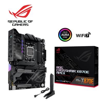 華碩 ROG CROSSHAIR X870E APEX 主機板+AMD R7 9900X3D代理盒裝 12核/24緒