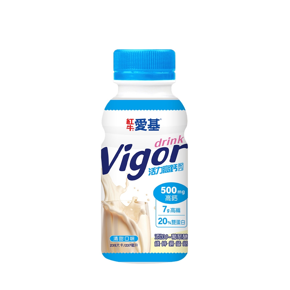 【紅牛官方直營】愛基 活力高鈣配方(清甜口味)(237ml x 24罐/箱)